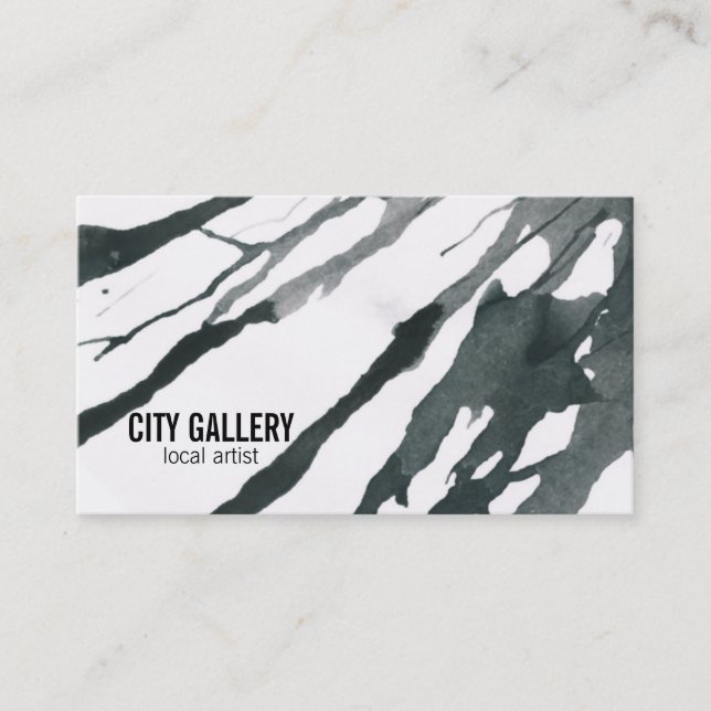 Water Color Business Card (Front)