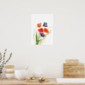 water color butterfly poster (Kitchen)