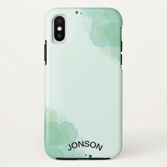 Water Color Case-Mate Tough iPhone X Case (Back)