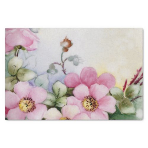 Water Color Floral Gift Matching Tissue Paper