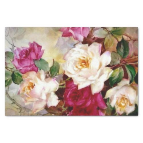 Water Color Floral Gift Matching Tissue Paper