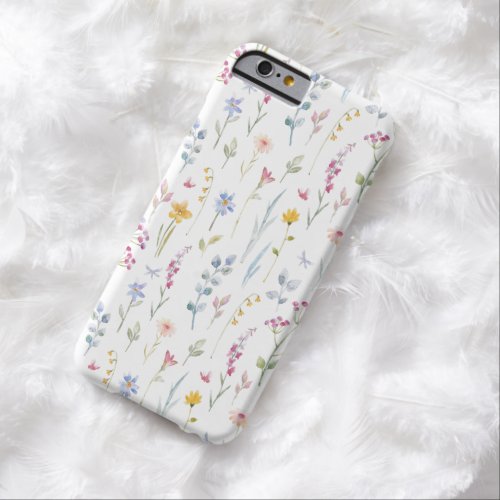 Water Color Floral Pattern  Barely There iPhone 6 Case