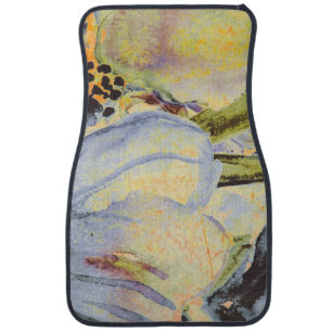 Water Color Flower Zazzle_Growshop. Car Floor Mat