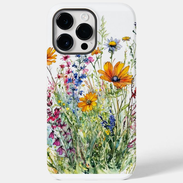 Water color flowers Case-Mate iPhone case (Back)