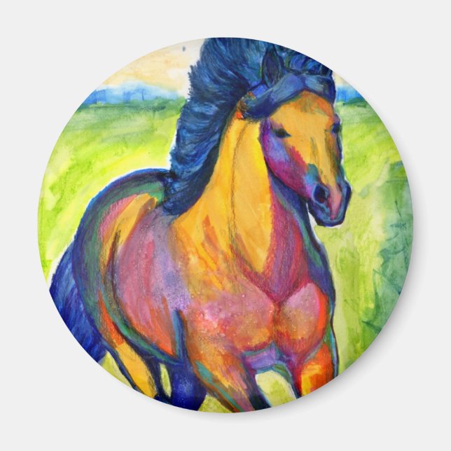 Water Color Horse magnets (Front)