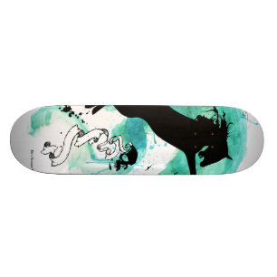 Water Color Horse - Skateboard Deck