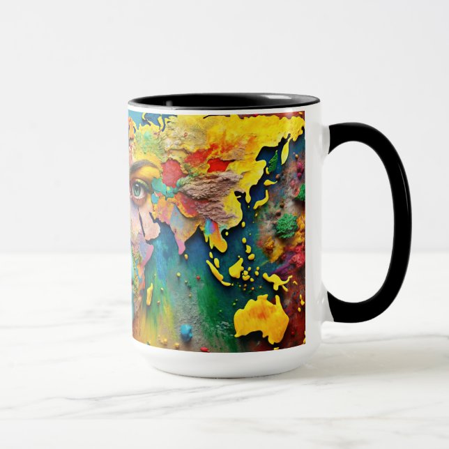 Water Color Paint Mug (Right)