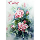 Water Color Roses Day Planner (Front)