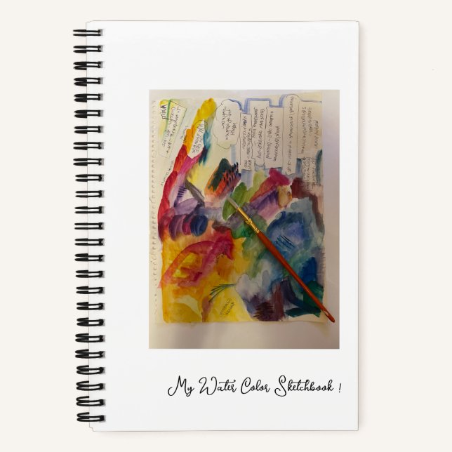 Water Color Sketchbook Notebook (Front)