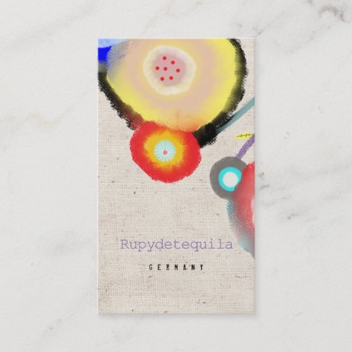Water colors Business Card