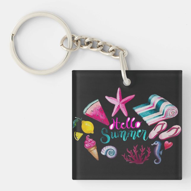 water colour keychain (Front)