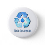 Water Conservation Button
