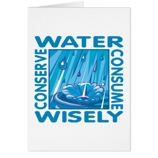 Water Conservation Cards (Front)