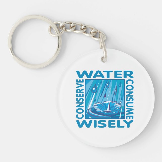 Water Conservation Keychain (Front)