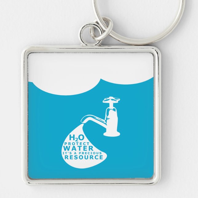 Water Conservation Keychain (Front)