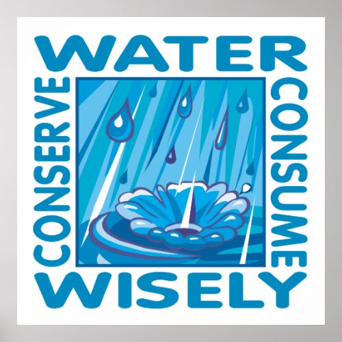 Water Conservation Poster