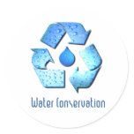 Water Conservation Sticker