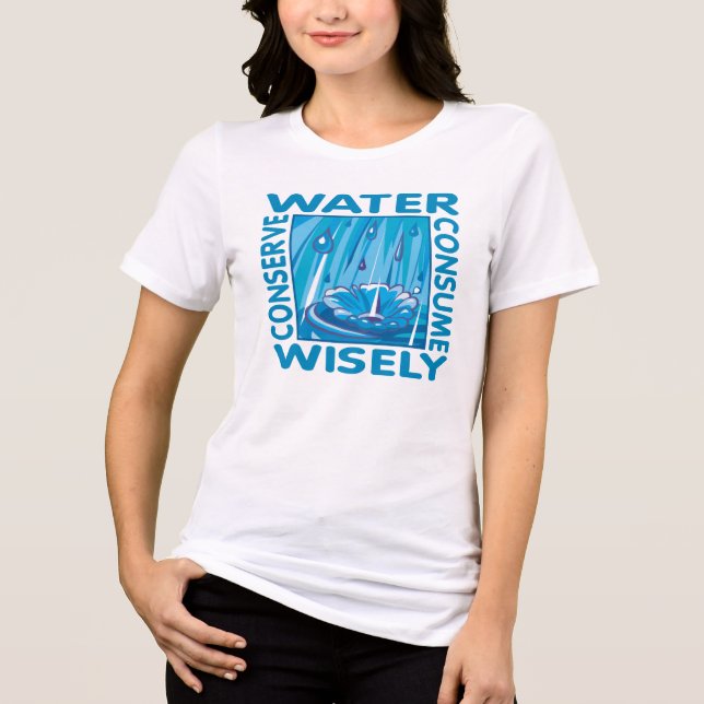 Water Conservation Tri-Blend Shirt (Front)