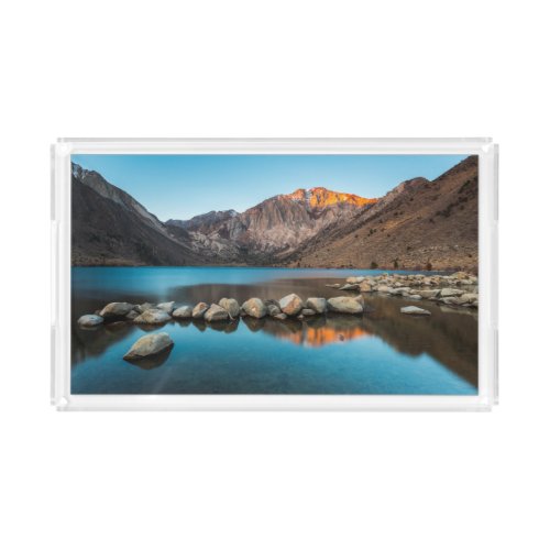 Water  Convict Lake Sierra Nevada Acrylic Tray