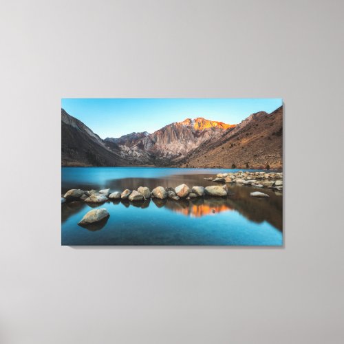 Water  Convict Lake Sierra Nevada Canvas Print