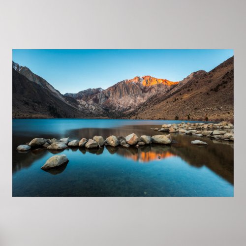 Water  Convict Lake Sierra Nevada Poster