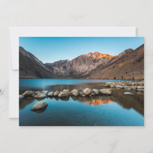 Water  Convict Lake Sierra Nevada Thank You Card