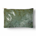 Water-Covered Rock Slab Nature Photo Accessory Pouch