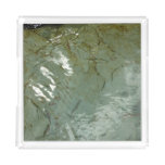 Water-Covered Rock Slab Nature Photo Acrylic Tray