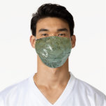 Water-Covered Rock Slab Nature Photo Adult Cloth Face Mask