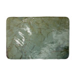 Water-Covered Rock Slab Nature Photo Bath Mat