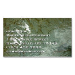 Water-Covered Rock Slab Nature Photo Business Card Magnet
