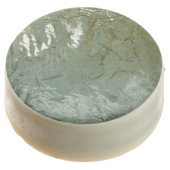 Water-Covered Rock Slab Nature Photo Chocolate Covered Oreo (Angled)