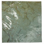 Water-Covered Rock Slab Nature Photo Cloth Napkin