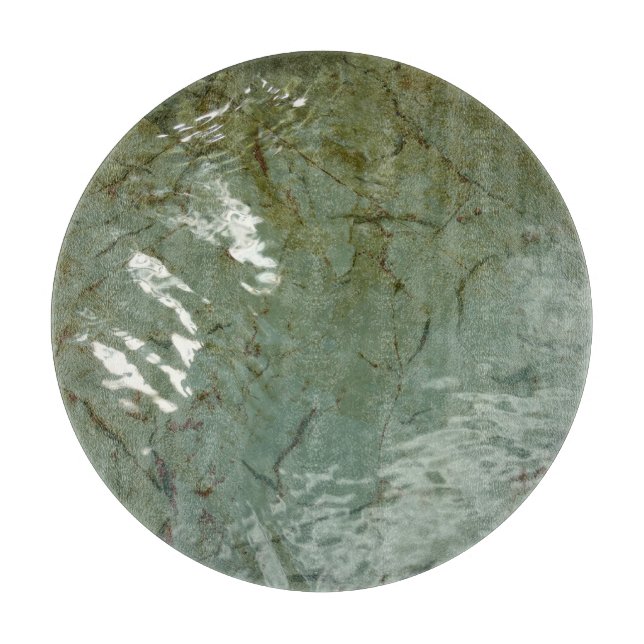 Water-Covered Rock Slab Nature Photo Cutting Board (Front)