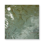 Water-Covered Rock Slab Nature Photo Favor Tags