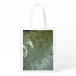 Water-Covered Rock Slab Nature Photo Grocery Bag