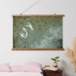 Water-Covered Rock Slab Nature Photo Hanging Tapestry