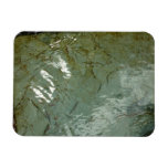 Water-Covered Rock Slab Nature Photo Magnet