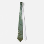Water-Covered Rock Slab Nature Photo Neck Tie