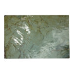 Water-Covered Rock Slab Nature Photo Placemat