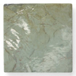Water-Covered Rock Slab Nature Photo Stone Coaster