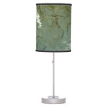 Water-Covered Rock Slab Nature Photo Table Lamp