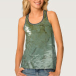 Water-Covered Rock Slab Nature Photo Tank Top