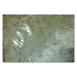 Water-Covered Rock Slab Nature Photo Tissue Paper