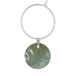 Water-Covered Rock Slab Nature Photo Wine Charm