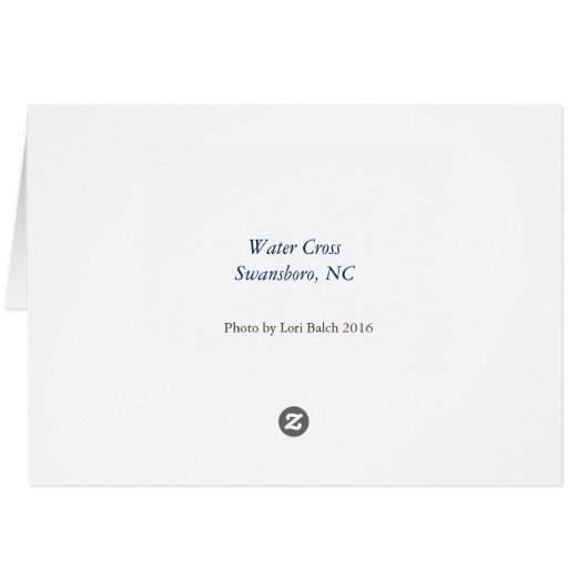 Water Cross (Back Horizontal)