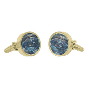 Water Cufflinks by Poet Adiela Akoo