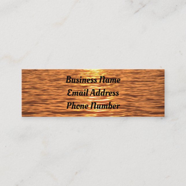 Water Currents Business Card (Front)