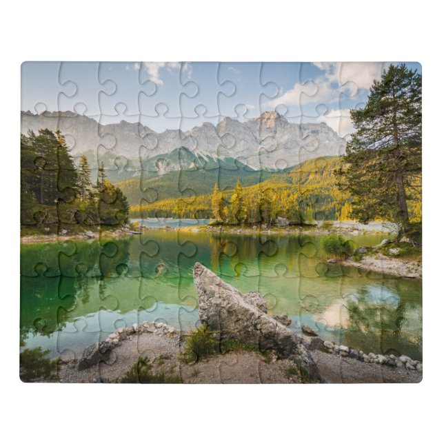 Water | Dachstein Mountains Lake Germany Jigsaw Puzzle (Puzzle Horizontal)