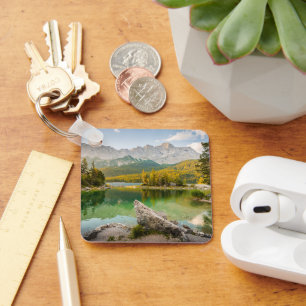 Water Dachstein Mountains Lake Germany Keychain